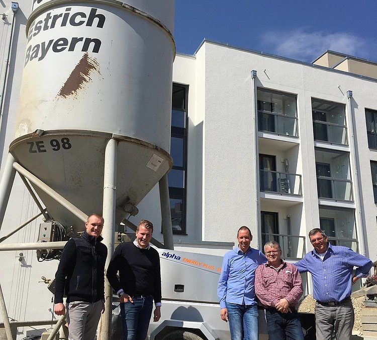 BMS baut erste Elektro-Estrichmaschine für 2-Kammer-Silo